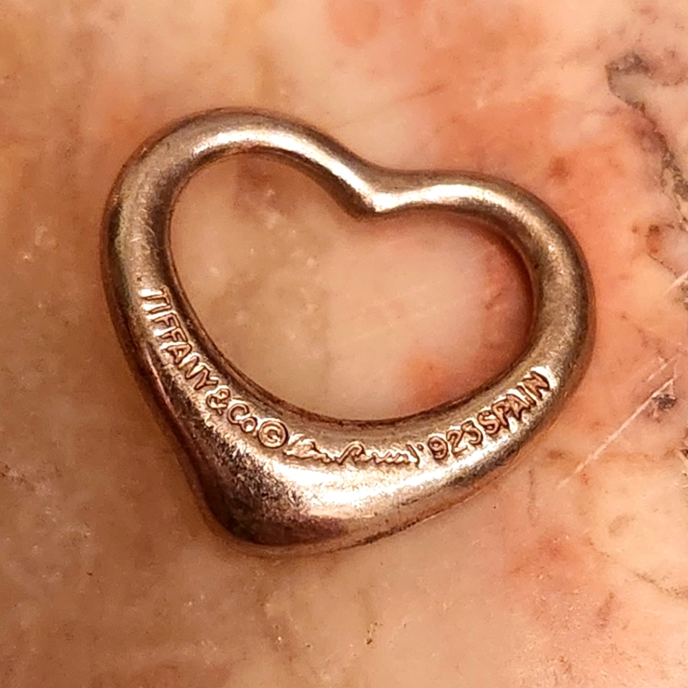 Tiffany & Co Heart Pendent Sterling Silver